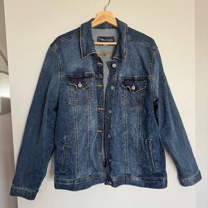 Medium wash denim jacket